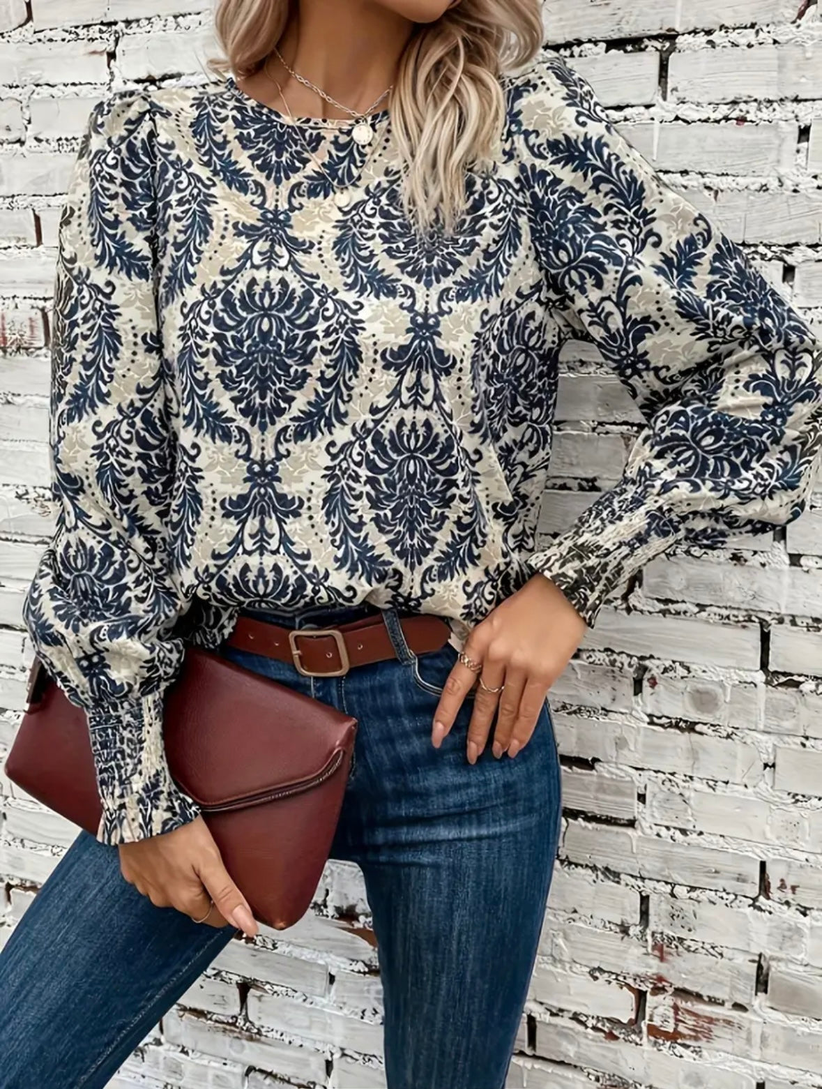 The Women Behind "Damask"Blouse