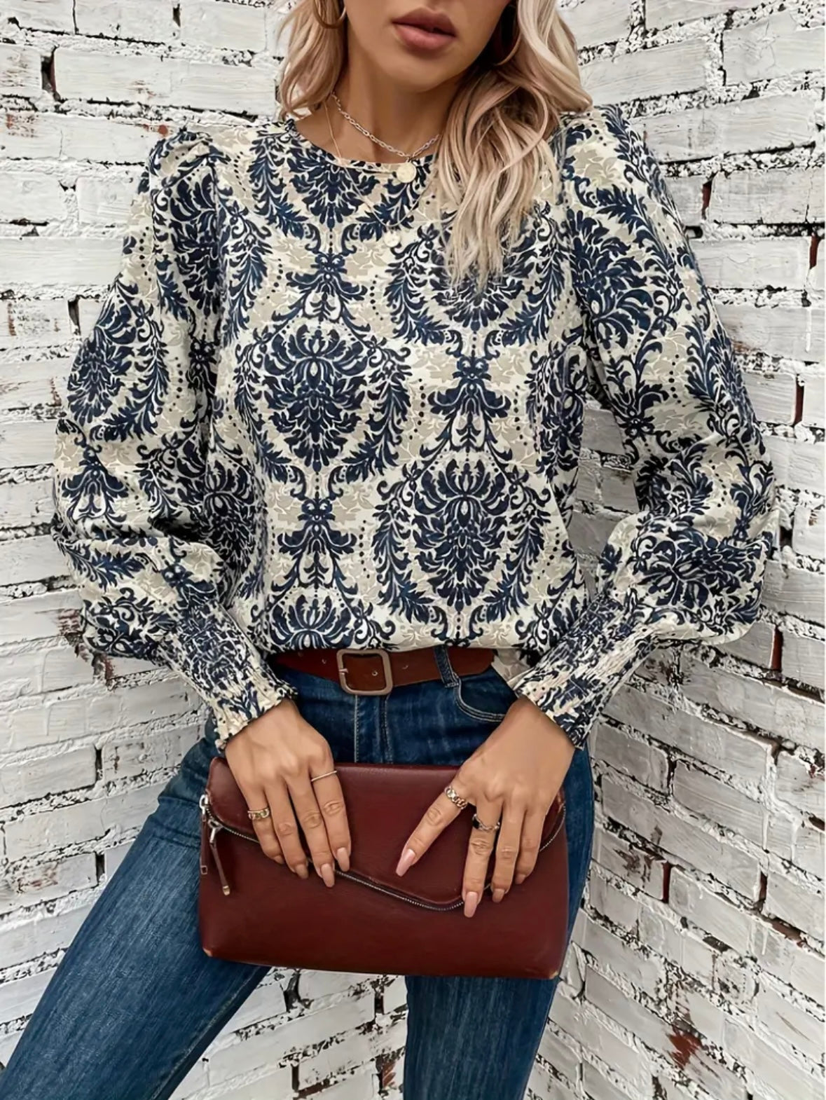 The Women Behind "Damask"Blouse